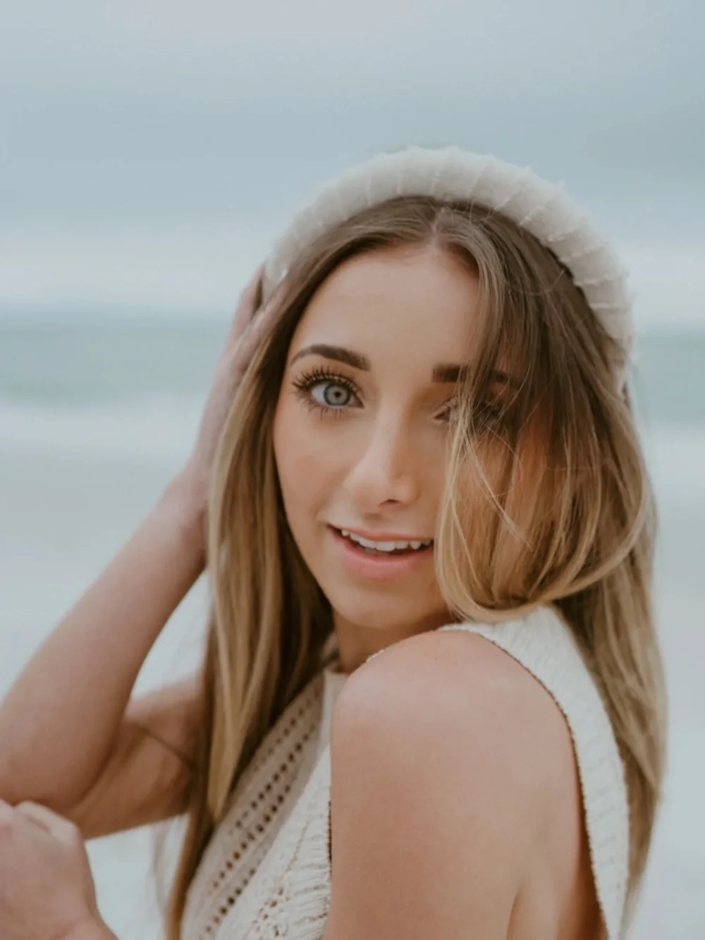 HAIRITAGE Raw Edge Linen Padded Headband NEW 🏷️